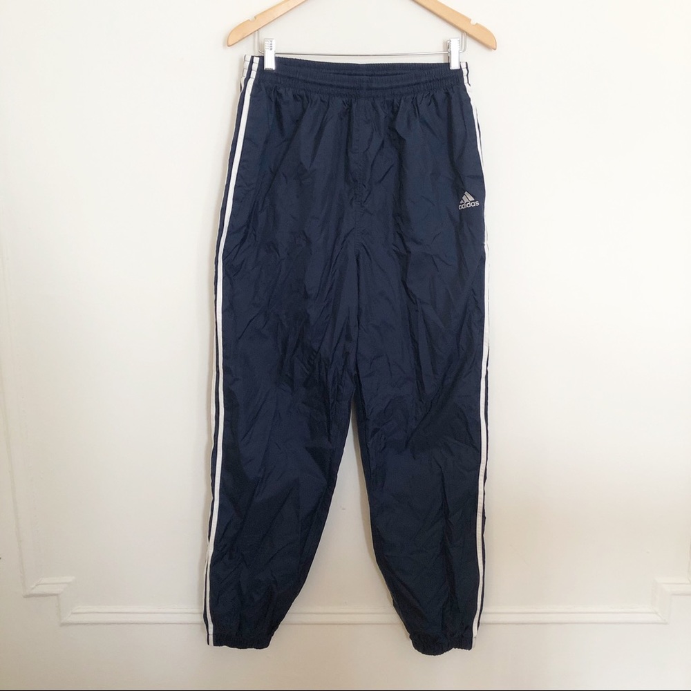 Adidas Blue Track Running Pants Joggers Large
